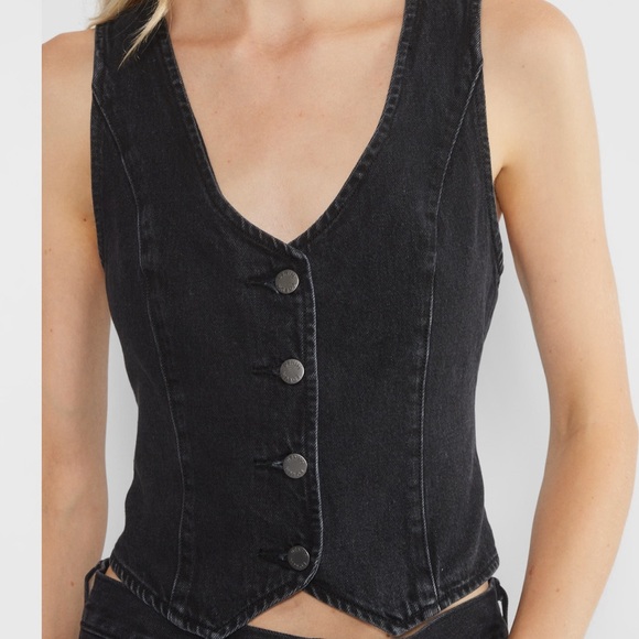Aritzia denim forum Mia the 90s vest - Picture 1 of 4